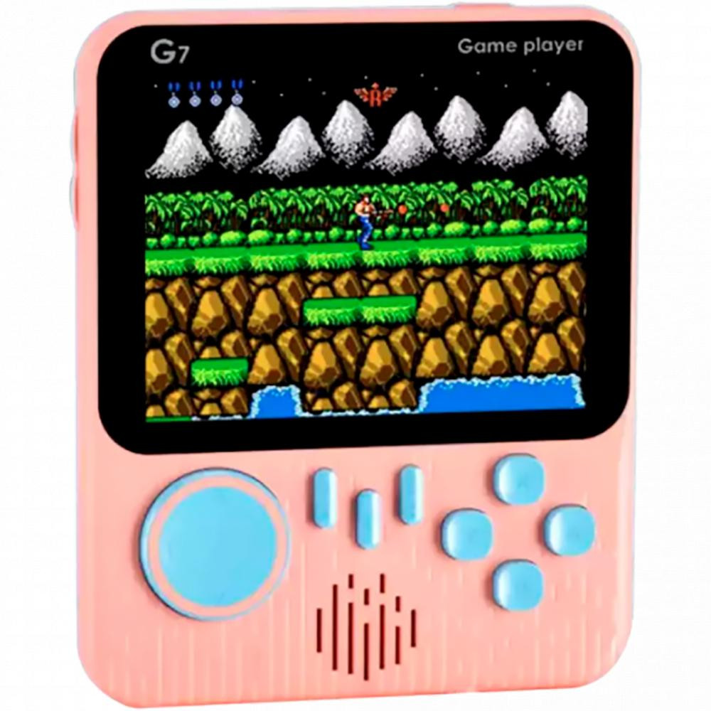  SUP G7 Game Box Portable 666 in 1 AV Pink - зображення 1