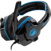 Sades SA-708 Stereo Gaming Headphone/Headset with Microphone Black/Blue (SA708-B-BL) - зображення 6