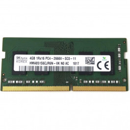 SK hynix 4 GB SO-DIMM DDR4 2666 MHz (HMA851S6DJR6N-VK)