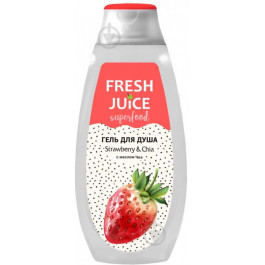 Fresh Juice Гель для душа  Superfood Strawberry & Chia 400 мл (4823015942228)