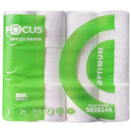 Focus Туалетний папір  Оptimum 18 м 2 шару 24 рулони (8690536010530)