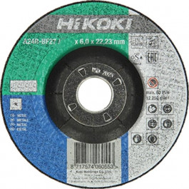 Hikoki 115х6х22.2 мм увігнутий по металу 10 шт (4100231)