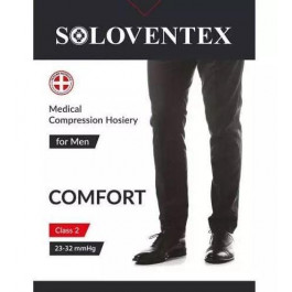 Soloventex Гольфы компрессионные мужские COMFORT с открытым носком, 2 класс, 23-32 мм. рт. ст. (рост 180-195см)