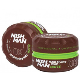 Nishman Воск Для Стилизации Волос  Hair Wax 08 Matte 150 мл (8681665066079)