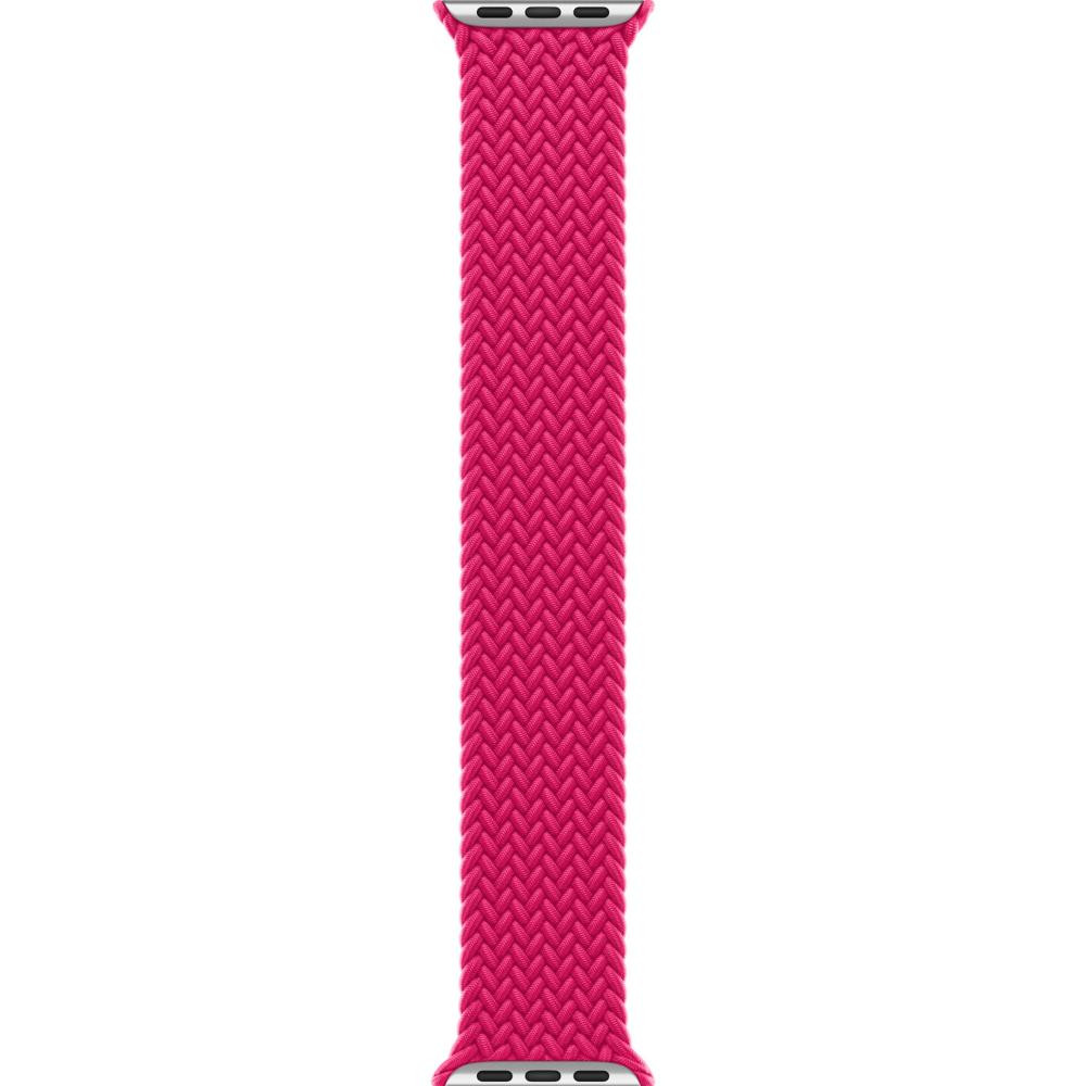 Apple Ремінець Apple Raspberry Braided Solo Loop - Size 3 для Apple Watch 42/44/45/49mm (MWM83) - зображення 1