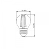 TITANUM LED Filament G45 4W E27 2200K бронза (TLFG4504272A) - зображення 2
