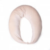 MirSon Подушка для вагітних та годування 8666 Velvet Line 28-0004 Cream полістирол (2200006347514) - зображення 1