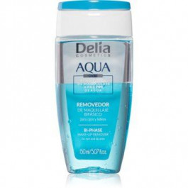 Delia Cosmetics Aqua двофазний засіб для зняття макіяжу для шкіри очей та губ 150 мл