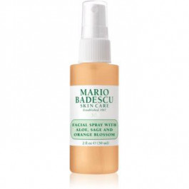 Mario Badescu Facial Spray with Aloe, Sage and Orange Blossom енергетична емульсія для шкіри обличчя зі зволожуючи