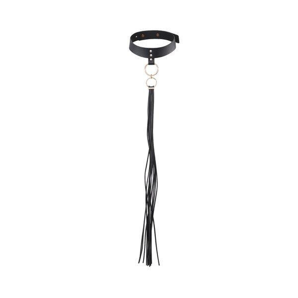 Bijoux Indiscrets Чокер MAZE - Tassel Chocker Black (SO2652) - зображення 1