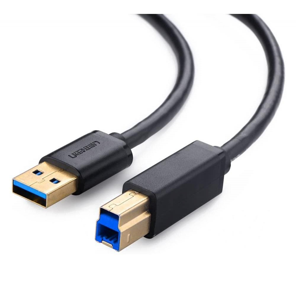 UGREEN US210 USB3.0 A Male USB Type-В 2m Black - зображення 1