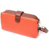 Vintage Помаранчева жіноча сумка-клатч горизонтального типу з натуральної шкіри  2422424 - зображення 2