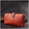 Vintage Помаранчева жіноча сумка-клатч горизонтального типу з натуральної шкіри  2422424 - зображення 8