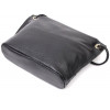 Vintage Класична жіноча сумка із фактурної шкіри чорного кольору з плечовим ремінцем  2422395 - зображення 3