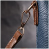 Vintage Синя вертикальна жіноча сумка на плече з натуральної шкіри  2422346 - зображення 9