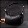 Vintage Чорна жіноча сумка з натуральної шкіри з однією лямкою  2422411 - зображення 8