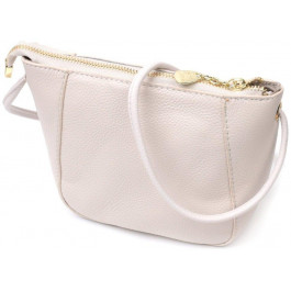 Vintage Жіноча сумка невеликого розміру з натуральної білої шкіри через плече  2422299