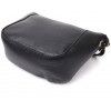 Vintage Невелика жіноча сумка через плече з натуральної шкіри чорного кольору  2422298 - зображення 3