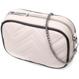 Vintage Елегантна жіноча сумка білого кольору з натуральної шкіри на ланцюжку  2422380