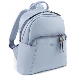 Karya Блакитний жіночий рюкзак середнього розміру із натуральної шкіри флотар  69738