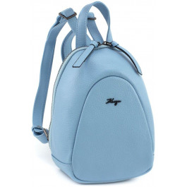 Karya Жіночий блакитний рюкзак невеликого розміру з натуральної шкіри  69745