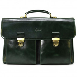 TARWA Чоловічий шкіряний портфель зелений  GE-2068-4lx