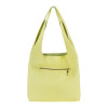 Assa Шкіряна жіноча сумка лимонного відтінку без підкладки  933 - зображення 3