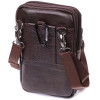 Vintage Чоловіча сумка на пояс із натуральної шкіри коричнева  22141 - зображення 2