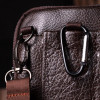 Vintage Чоловіча сумка на пояс із натуральної шкіри коричнева  22141 - зображення 8