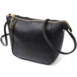 Vintage Жіноча сумка через плече шкіряна чорна  22298
