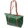Vintage Жіноча сумка шкіряна зелена  22302 - зображення 2