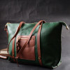 Vintage Жіноча сумка шкіряна зелена  22302 - зображення 7