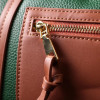 Vintage Жіноча сумка шкіряна зелена  22302 - зображення 9