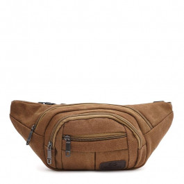 Monsen Чоловіча сумка на пояс текстильна коричнева  C1HSSA0547br-brown