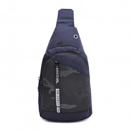 Monsen Чоловічий рюкзак через плече текстильний синій  C17037n-navy