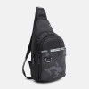 Monsen Чоловічий рюкзак через плече текстильний чорний  C17038bl-black - зображення 2