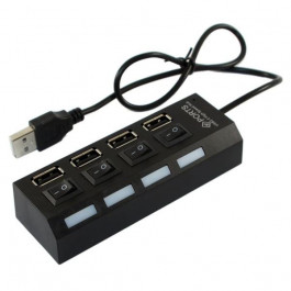 SIYOTEAM SY-H004 USB 2.0 4 USB ports Black