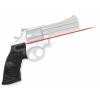 Crimson Trace LG307 Lasergrips 5mW Red Laser with 633nM Wavelength & 50 ft Range Black Finish for Square Butt S&W 