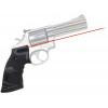 Crimson Trace LG308 Lasergrips 5mW Red Laser with 633nM Wavelength & 50 ft Range Black Finish for Round Butt S&W H