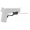 Crimson Trace LG459 Laserguard 5mW Red Laser with 633nM Wavelength & Black Finish for 22 S&W M&P Compact, 380\/9 M