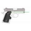 Crimson Trace LG409G Lasergrips 5mW Green Laser with 532nM Wavelength & Black Finish for 9mm Luger Kimber Micro (L