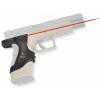 Crimson Trace LG446 Lasergrips 5mW Red Laser with 633nM Wavelength & Black Finish for 9mm Luger, 40 S&W, 357 Sig &