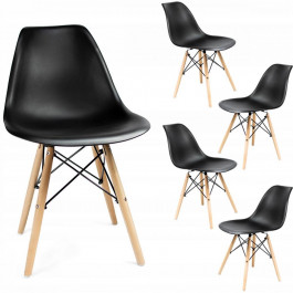 JUMI Plastic Chair Black
