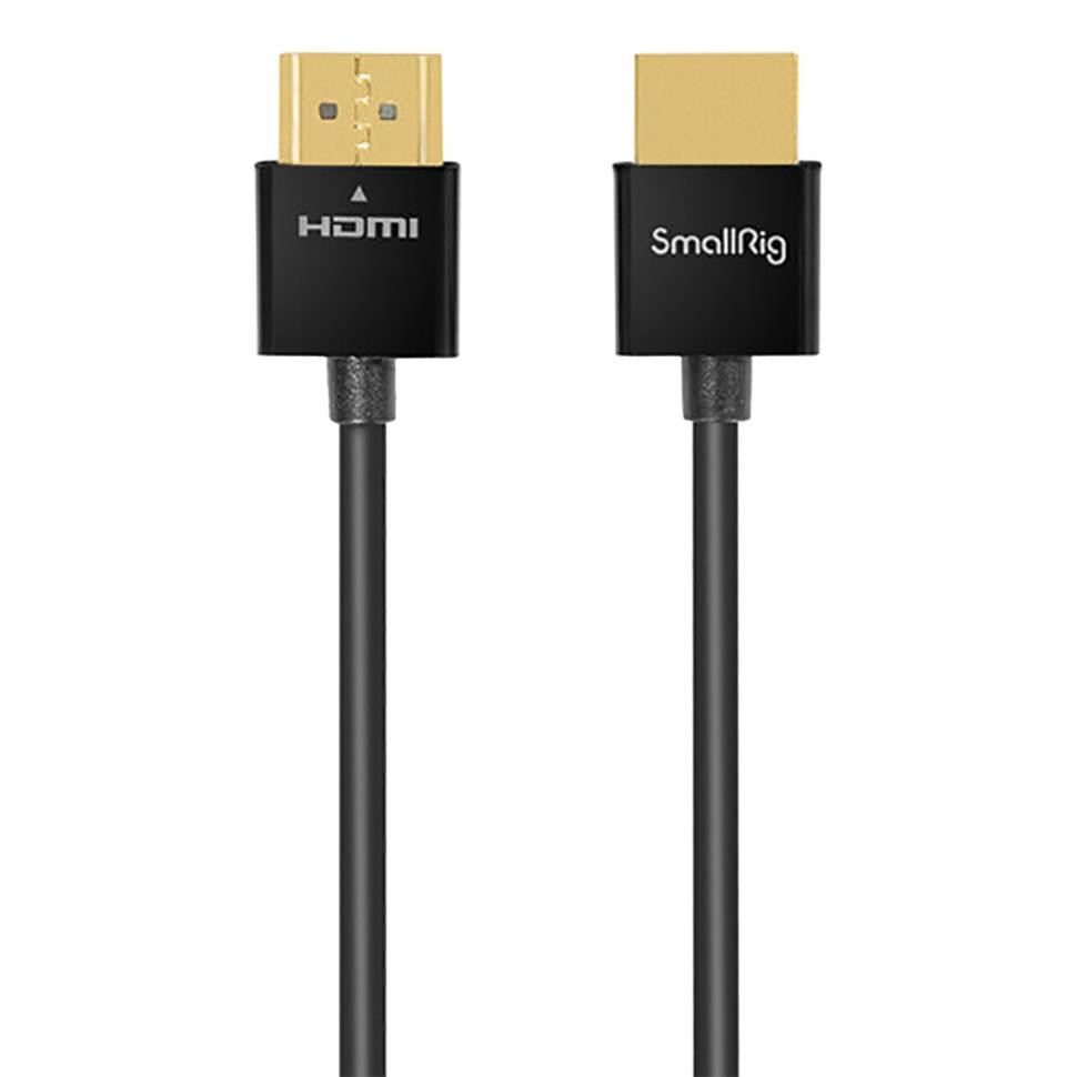 SmallRig Ultra Slim 4K HDMI Cable 0.55m Black (2957) - зображення 1