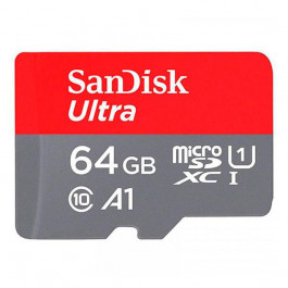 SanDisk 64 GB microSDXC UHS-I Ultra A1 SDSQUAR-064G-GN6MN