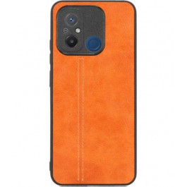 Cosmic Чохол для смартфона Cosmiс Leather Case for Xiaomi Redmi 12C/Poco С55 Orange (CoLeathXR12cOrange)
