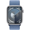 Apple Watch Series 9 GPS + Cellular 45mm Silver Aluminum Case with Winter Blue Sport Loop (MRMJ3) - зображення 2