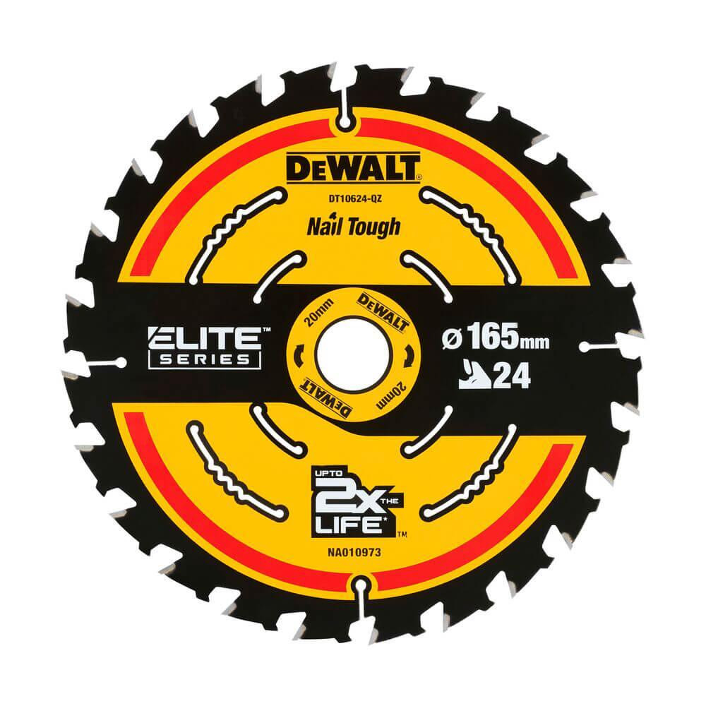 DeWALT DT10624 165х0.99х20 мм 24 зуба - зображення 1