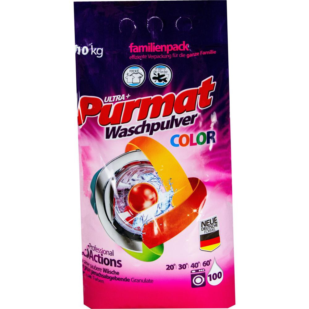 Purmat Стиральный порошок Color 10 кг (4260418932959) - зображення 1