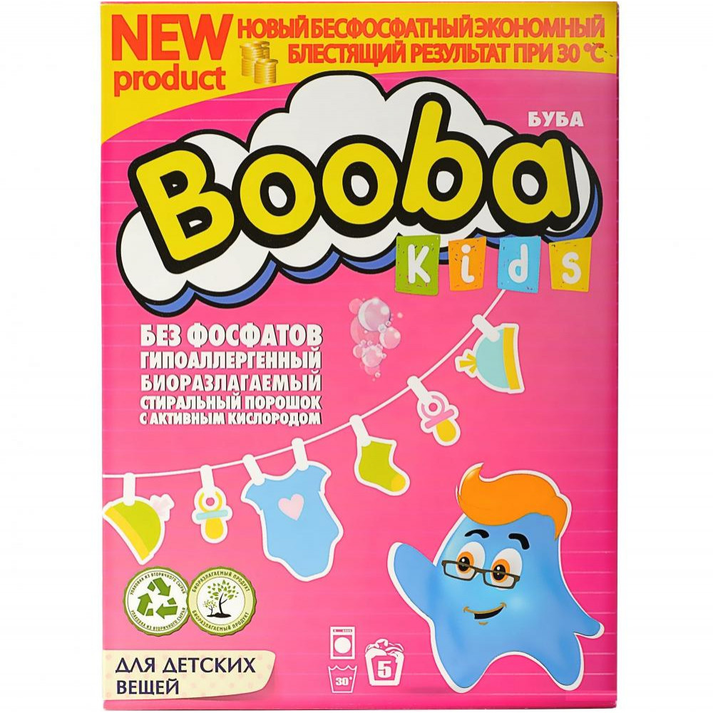 Booba Стиральный порошок Детский 350 г (4820187580081) - зображення 1